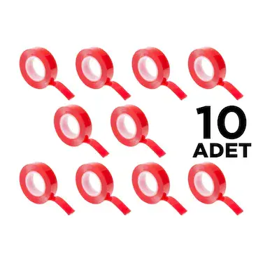 Akrilik Silikon Esnek Su Geçirmez Çift Taraflı Bant 10 Adet 10mm X 5m - 1