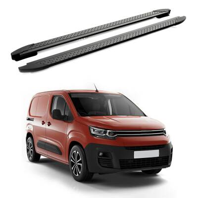 Turtle Citroen Berlingo 2019-2025 / Kısa Şasi Yan Basamak Era V2 Siyah