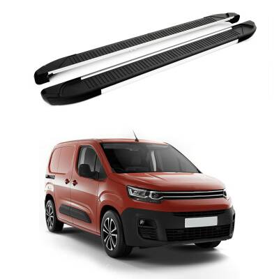 Turtle Citroen Berlingo 2019-2025 / Uzun Şasi Yan Basamak Another Gri