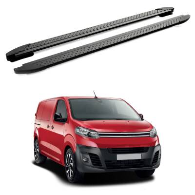 Turtle Citroen Dispatch (Mk3) 2017-2025 / Kısa Şasi Yan Basamak Era V1 Siyah