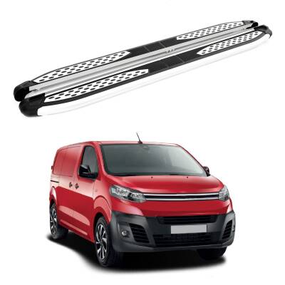 Turtle Citroen Dispatch (Mk3) 2017-2025 / Kısa Şasi Yan Basamak Plus Gri
