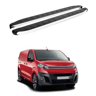 Turtle Citroen Dispatch (Mk3) 2017-2025 / Uzun Şasi Yan Basamak Alyans Gri
