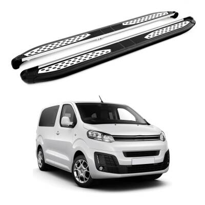 Turtle Citroen Space Tourmalineer (Mk3) 2017-2025 / Kısa Şasi Yan Basamak Plus Siyah