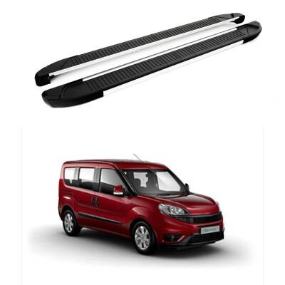 Turtle Fiat Doblo 2 2010-2022 / Kısa Şasi Yan Basamak Another Gri