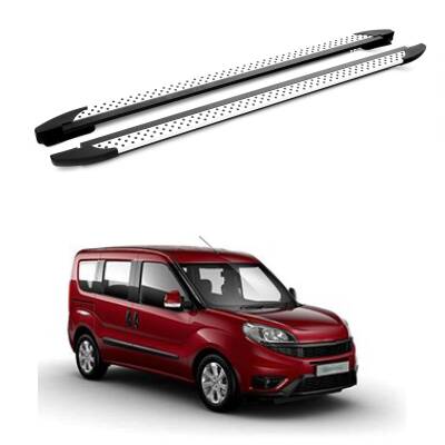 Turtle Fiat Doblo 2 2010-2022 / Kısa Şasi Yan Basamak Era V1 Gri