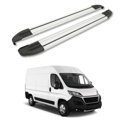 Turtle Fiat Ducato 2006-2025 / Orta Şasi Yan Basamak Brillant Gri