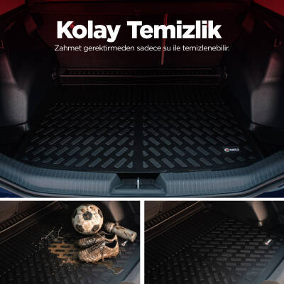 Turtle Fiat Egea 2015-2026 Uyumlu 3D Havuzlu Bagaj Havuzu