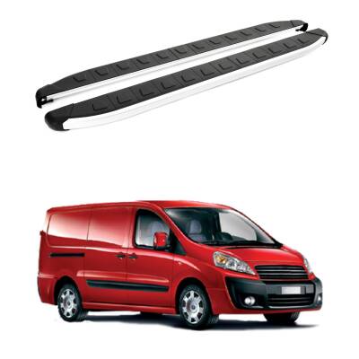 Turtle Fiat Scudo (Mk2) 2006-2016 / Kısa Şasi Yan Basamak Alyans Gri