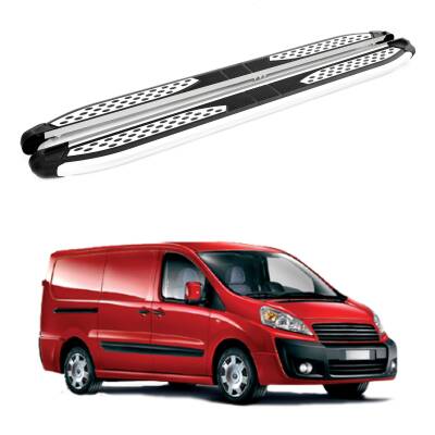 Turtle Fiat Scudo (Mk2) 2006-2016 / Kısa Şasi Yan Basamak Plus Gri