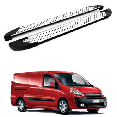 Turtle Fiat Scudo (Mk2) 2006-2016 / Uzun Şasi Yan Basamak Sapphire V1 Gri