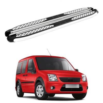 Turtle Ford Connect 2002-2012 / Uzun Şasi Yan Basamak Plus Gri
