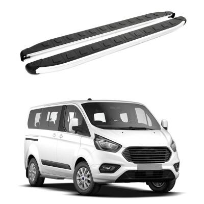 Turtle Ford Custom 2012-2023 / Kısa Şasi Yan Basamak Alyans Gri