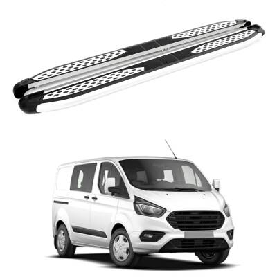 Turtle Ford Custom 2012-2023 / Kısa Şasi Yan Basamak Plus Gri