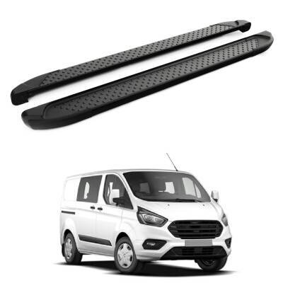 Turtle Ford Custom 2012-2023 / Kısa Şasi Yan Basamak Sapphire V1 Siyah