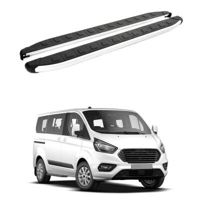 Turtle Ford Custom 2012-2023 / Uzun Şasi Yan Basamak Alyans Gri