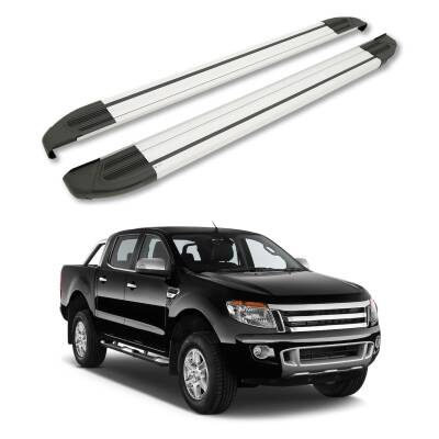 Turtle Ford Ranger (T6-P375/Px) 2011-2022 Yan Basamak Brillant Gri