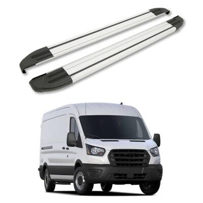 Turtle Ford Transit 2014-2025 / Kısa Şasi Yan Basamak Brillant Gri