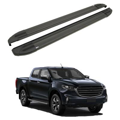 Turtle Mazda Bt-50 (Up/Ur) 2011-2019 Yan Basamak Brillant Siyah