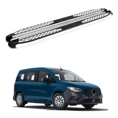 Turtle Mercedes-Benz Citan 2012-2021 / Kısa Şasi Yan Basamak Plus Gri