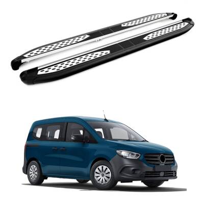 Turtle Mercedes-Benz Citan 2012-2021 / Kısa Şasi Yan Basamak Plus Siyah