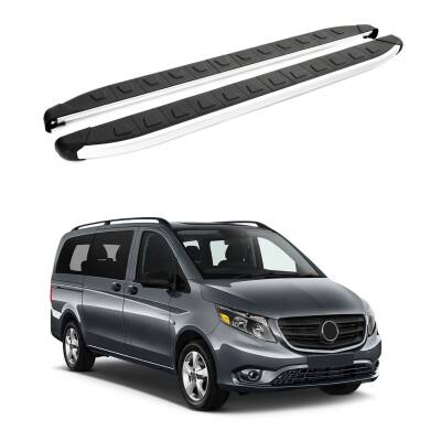 Turtle Mercedes-Benz Metris (W447) 2015-2025 / Kısa Şasi Yan Basamak Alyans Gri