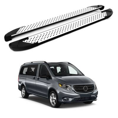 Turtle Mercedes-Benz Metris (W447) 2015-2025 / Uzun Şasi Yan Basamak Sapphire V1 Gri