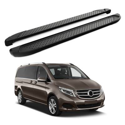 Turtle Mercedes-Benz V-Class (W447) 2015-2025 / Kısa Şasi Yan Basamak Sapphire V1 Siyah