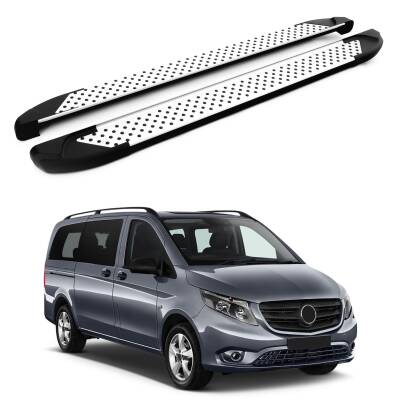 Turtle Mercedes-Benz Vito (W447) 2015-2025 / ExUzun Şasi Yan Basamak Sapphire V1 Gri