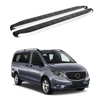 Turtle Mercedes-Benz Vito (W447) 2015-2025 / Kısa Şasi Yan Basamak Alyans Gri