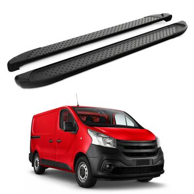 Turtle Mitsubishi Express (X82) 2020-2025 / Uzun Şasi Yan Basamak Sapphire V1 Siyah