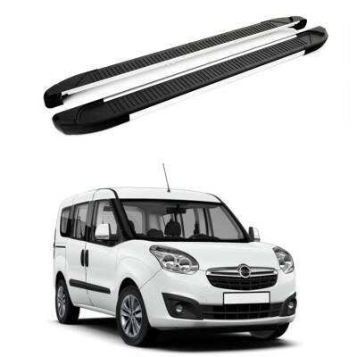 Turtle Opel Combo D 2012-2018 / Kısa Şasi Yan Basamak Another Gri