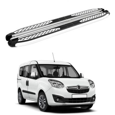 Turtle Opel Combo D 2012-2018 / Kısa Şasi Yan Basamak Plus Gri