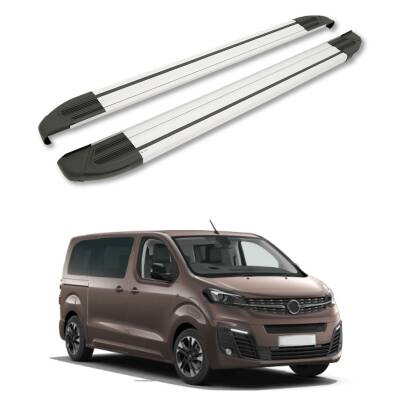Turtle Opel Zafira Life (Mk3) 2019-2025 / Kısa Şasi Yan Basamak Brillant Gri