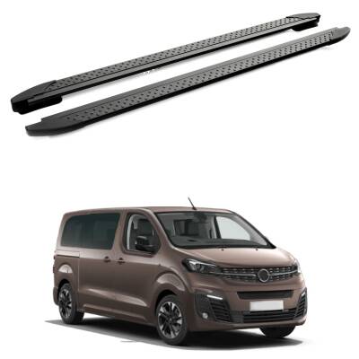Turtle Opel Zafira Life (Mk3) 2019-2025 / Kısa Şasi Yan Basamak Era V1 Siyah