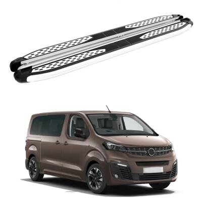 Turtle Opel Zafira Life (Mk3) 2019-2025 / Kısa Şasi Yan Basamak Plus Gri