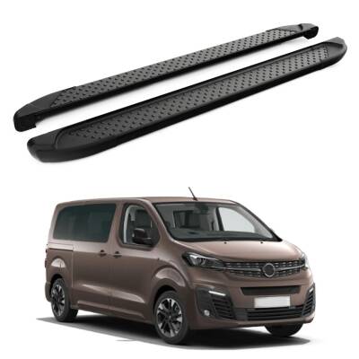 Turtle Opel Zafira Life (Mk3) 2019-2025 / Kısa Şasi Yan Basamak Sapphire V1 Siyah