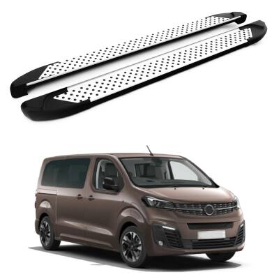 Turtle Opel Zafira Life (Mk3) 2019-2025 / Orta Şasi Yan Basamak Sapphire V1 Gri