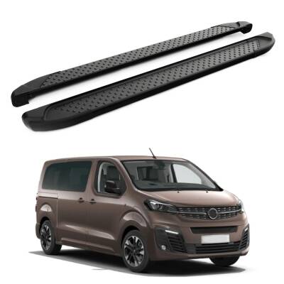 Turtle Opel Zafira Life (Mk3) 2019-2025 / Orta Şasi Yan Basamak Sapphire V1 Siyah