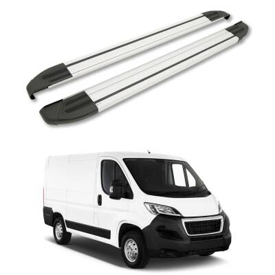 Turtle Peugeot Boxer 2006-2025 / Uzun Şasi Yan Basamak Brillant Gri