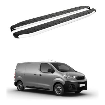 Turtle Peugeot Expert (Mk3) 2017-2025 / Kısa Şasi Yan Basamak Alyans Gri