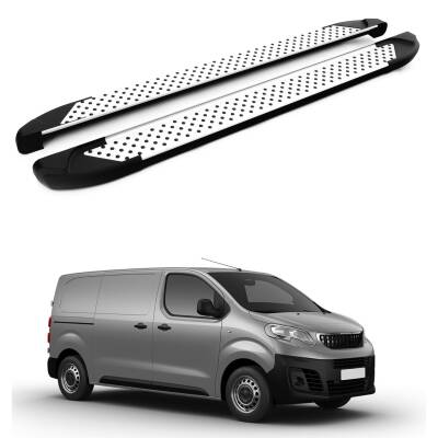Turtle Peugeot Expert (Mk3) 2017-2025 / Kısa Şasi Yan Basamak Sapphire V1 Gri