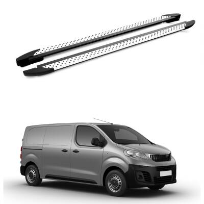 Turtle Peugeot Expert (Mk3) 2017-2025 / Orta Şasi Yan Basamak Era V1 Gri