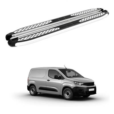 Turtle Peugeot Partner 2019-2025 / Kısa Şasi Yan Basamak Plus Gri