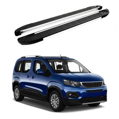 Turtle Peugeot Rifter 2019-2025 / Kısa Şasi Yan Basamak Another Gri