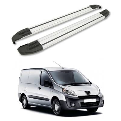 Turtle Peugeot Tepee Expert (Mk2) 2006-2016 / Kısa Şasi Yan Basamak Brillant Gri