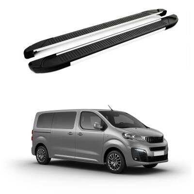 Turtle Peugeot Traveller (Mk3) 2017-2025 / Orta Şasi Yan Basamak Another Gri