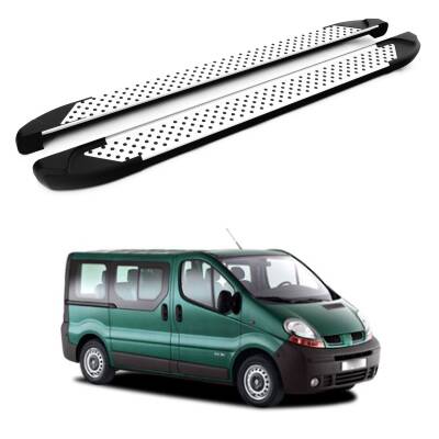 Turtle Renault Trafic (X83) 2001-2014 / Kısa Şasi Yan Basamak Sapphire V1 Gri