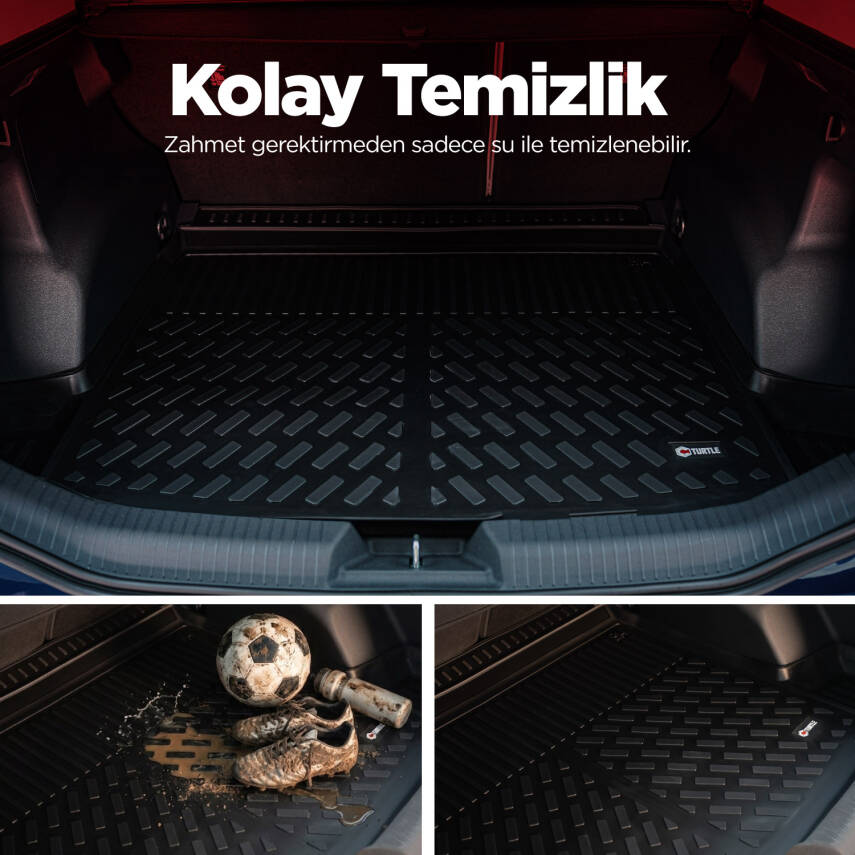Turtle Skoda Superb (III) 2015-2023 Uyumlu 3D Havuzlu Bagaj Havuzu - 1