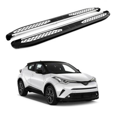 Turtle Toyota C-Hr (Ax10/Ax50) 2017-2025 Yan Basamak Plus Siyah