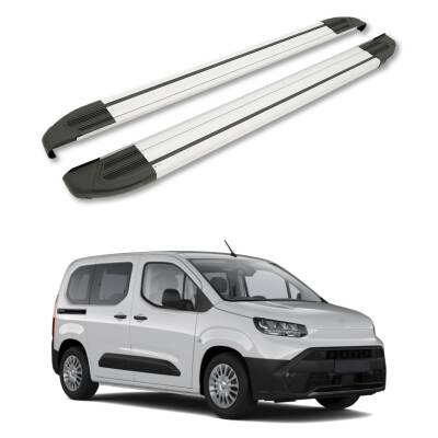 Turtle Toyota Proace City 2019-2025 / Kısa Şasi Yan Basamak Brillant Gri